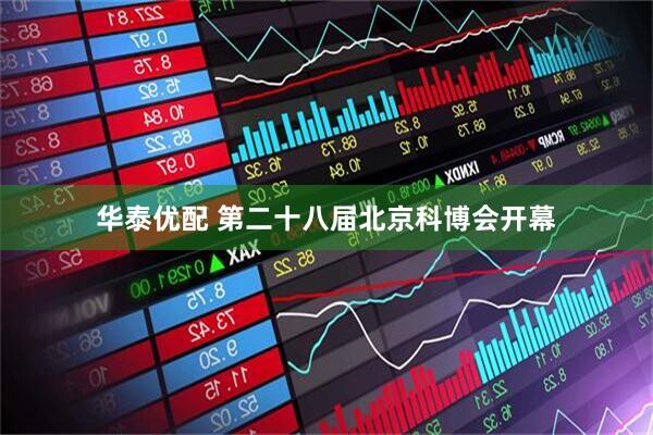 华泰优配 第二十八届北京科博会开幕